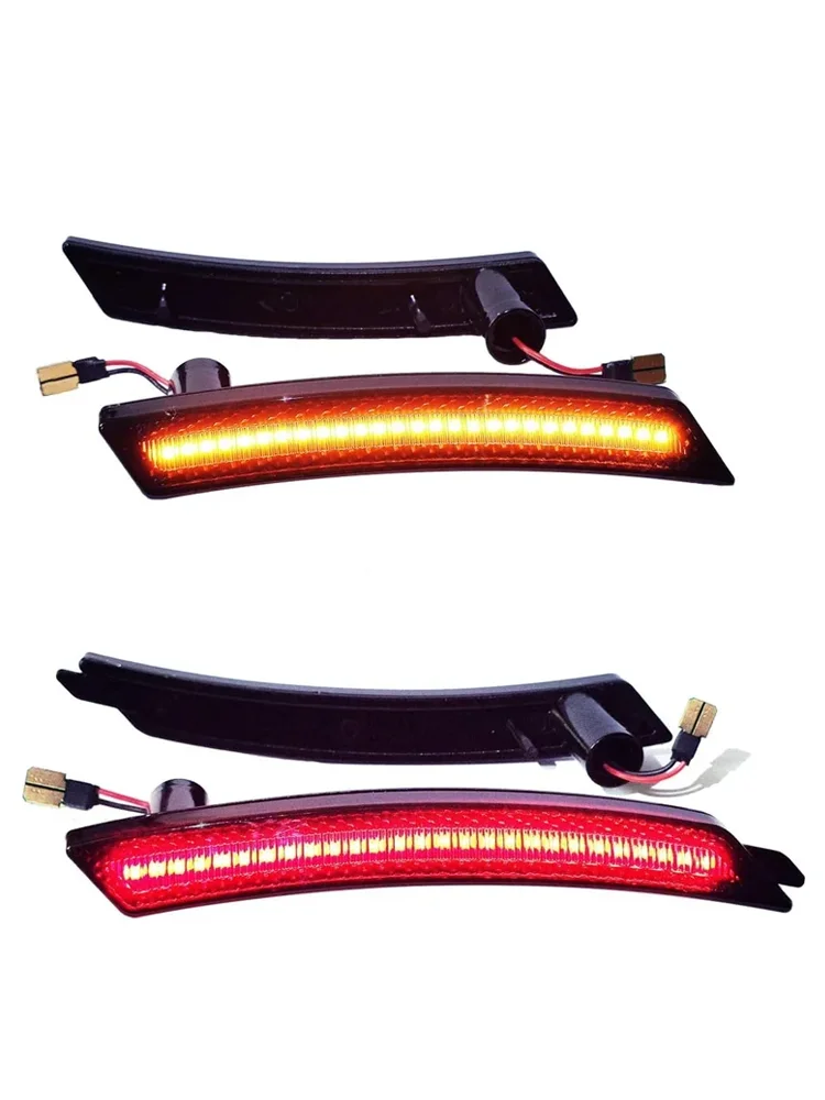 High-Performance LED Side Marker and Bumper Reflector Lights (Red)