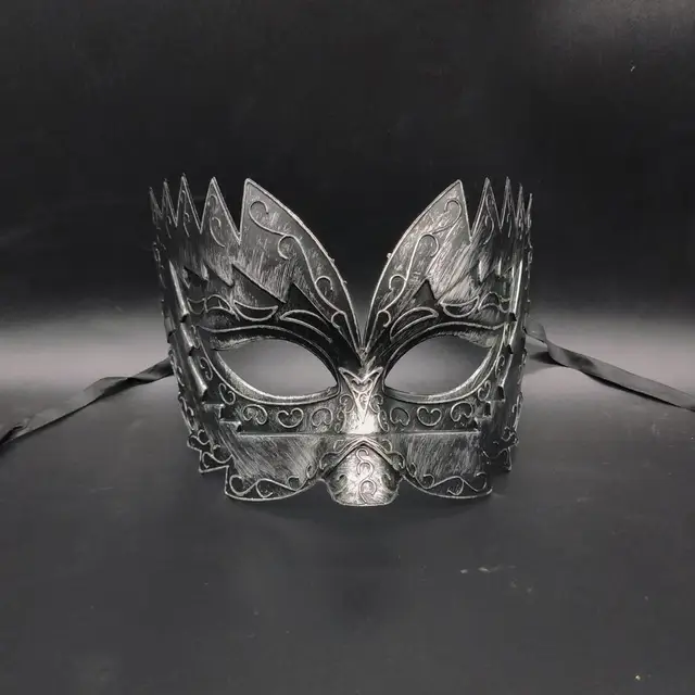 Men's Long Ornate Masquerade Mask | Differio