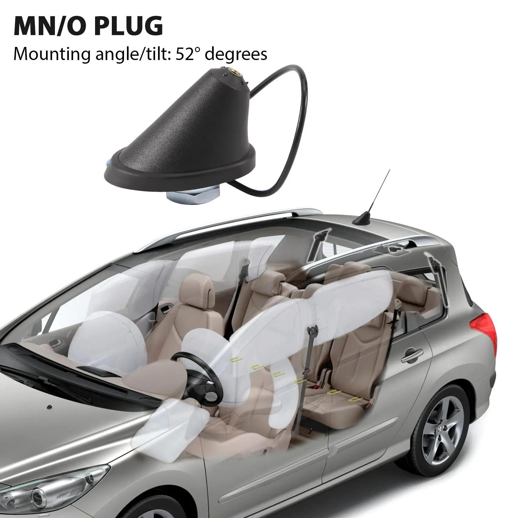 Opel Antennenfuß Antennen-Dichtung Aus Gummi Für Opel Zafira, Astra, Corsa, Vectra - Schwarze Abdichtung Opel Corsa D Fußmatten Gummi