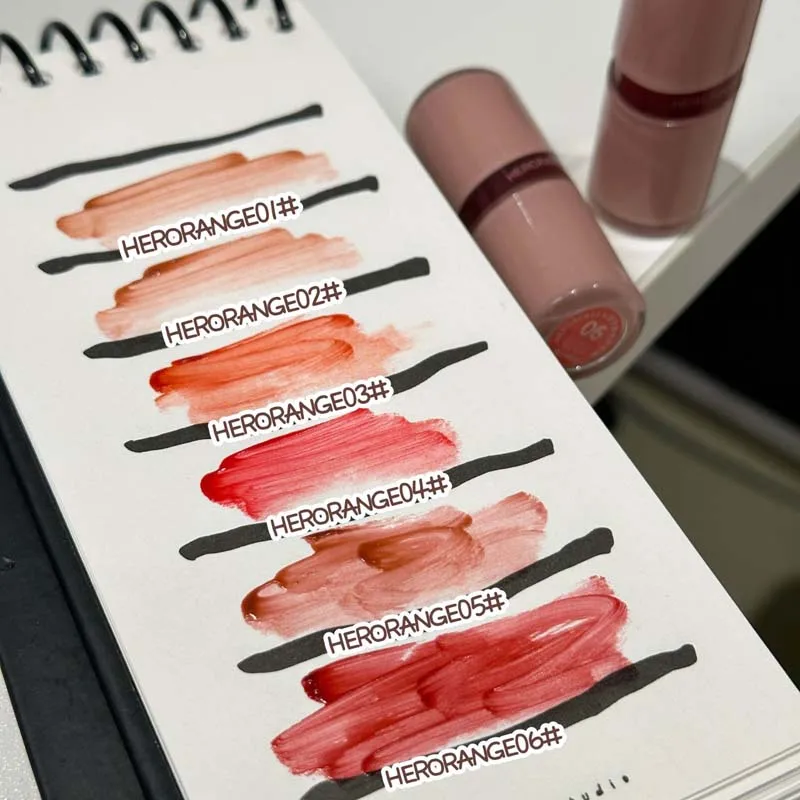 HERORANGE Water Wave Yinglu Mirror Lipstick Durable and Not Easy to Fade Korean Pure Desire Water Light Glass Lipstick for Women 3