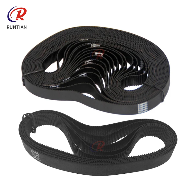 

2pcs Small belt for Mimaki JV33/JV5 S2M-380 Mutoh VJ-1604 VJ1624 motor belt S2M-460 timing belt width 15mm for inkjet printer