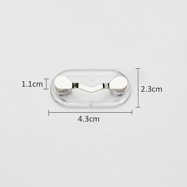 Magnetic Eyeglass Holder Hang Brooches Pin Bat Shape Magnet Glasses Headset  Line Clips Multi-function Portable