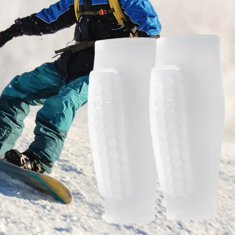 Shinbang Protector Honeycomb Ski Shin Defender Shin Guards Breathable Defender Ski Pads Skiing Guard For