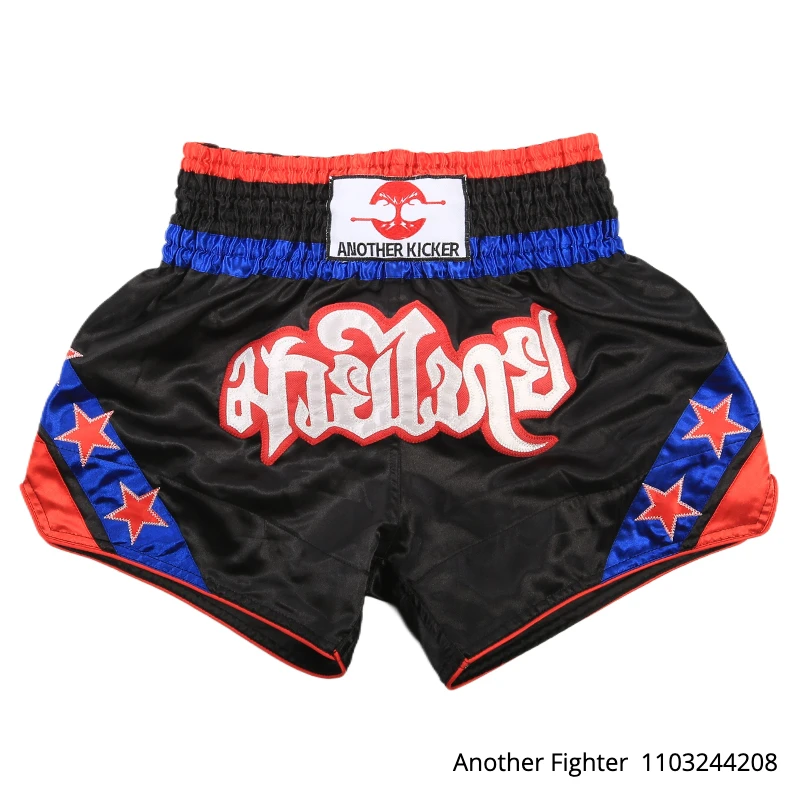 Muay Thai Shorts Stylish Modern Thai Boxing Shorts Men Women Kid Satin MMA Martial Arts Clothes Gym Cage Fight Kickboxing fitness training shorts