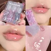 Cappuvini Peach Lip Oil Fresh Fruit Transparent Glass Lip Balm Long-Lasting Moisturizing Liquid Lipstick Lip Gloss Cosmetics 1