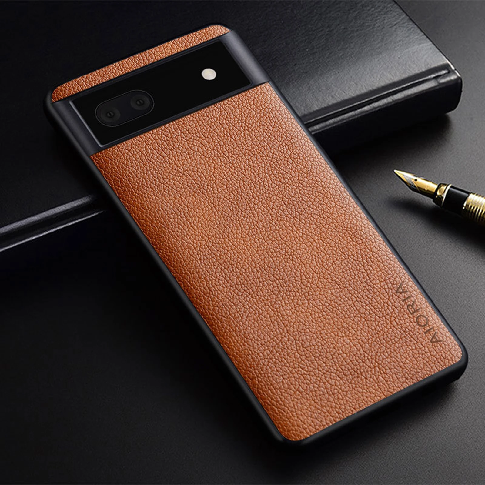 

Leather Case for Google Pixel 7 Pro 5G PU Leather Shockproof Case Litchi Phone Case Protection Cover Support Wireless Charging