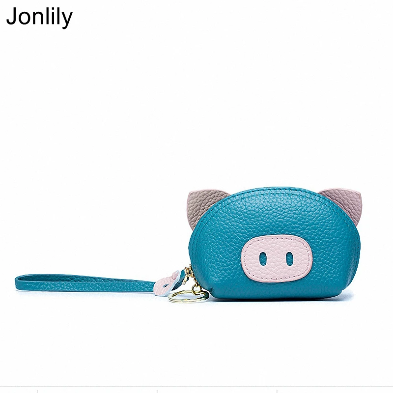 

Jonlily Genuine Leather Mini Wallet Small Coin Purse Female Fashion Handy Clutch Bags Little Handbag -KG736