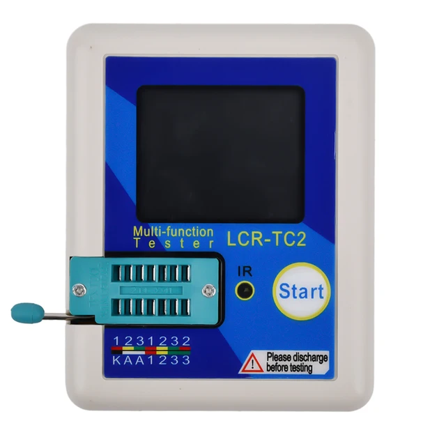 Tester LCR-TC1 Multifunzione Per Transistor E Componenti Elettronici - Display TFT Colorato 1.8 Pollici - Foto 4