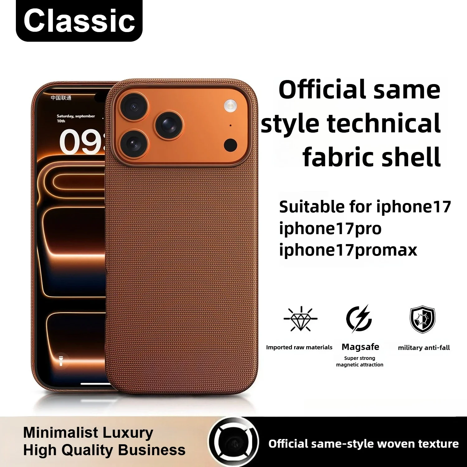 High Quality Original Technology Woven Case For IPhone 17 16 15 14