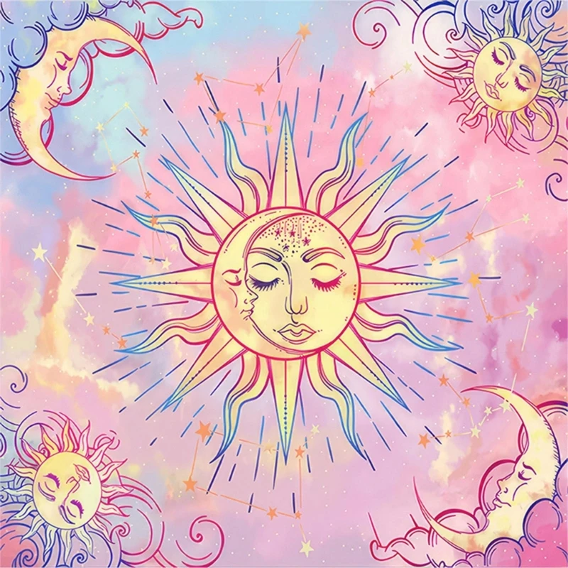 

Скатерть Таро, чехол для стола, устойчивый к брызгам и пятнам, кухонный декор