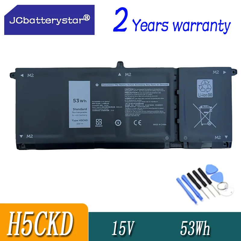 

JC 53WH H5CKD Laptop Battery For DELL Inspiron 5408 5508 5509 5400 5406 7405 7500 7506 2-in-1 For DELL Latitude 3410 3510