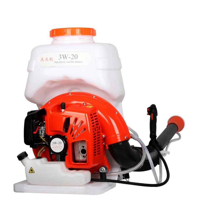 3w-20 Knapsack Backpack Gasoline Engine Water Tank Mist Sprayer Disinfection  Orchard Tree Flower SM8500DX Air Blower 6000ml h dry fog humidification system industrial humidifier ultrasonic water mist sprayer greenhouse farming mushroom planting