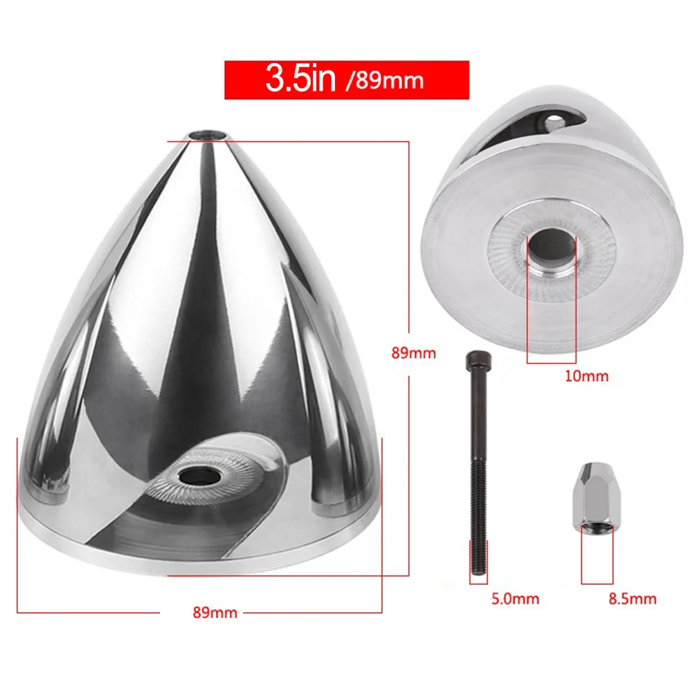 For RC Model Planes Blades Propellers Sturdy Aluminum Construction Various Sizes for Different Engines Easy Installation