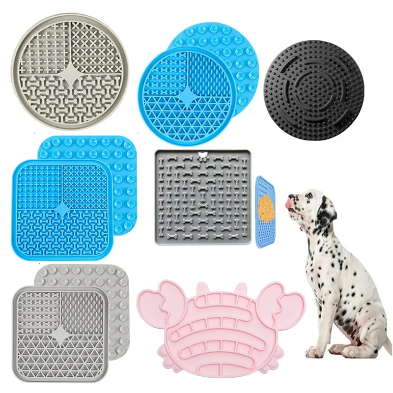 Azyh Alfombrilla Para Lamer Perros Y Gatos, Paquete De 2, Para