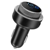 Wireless Car Kit FM Transmitter Handsfree MP3 Player Bluetooth-compatible Dual USB QC3.0 Fast Charger Outdoor Car Accessories