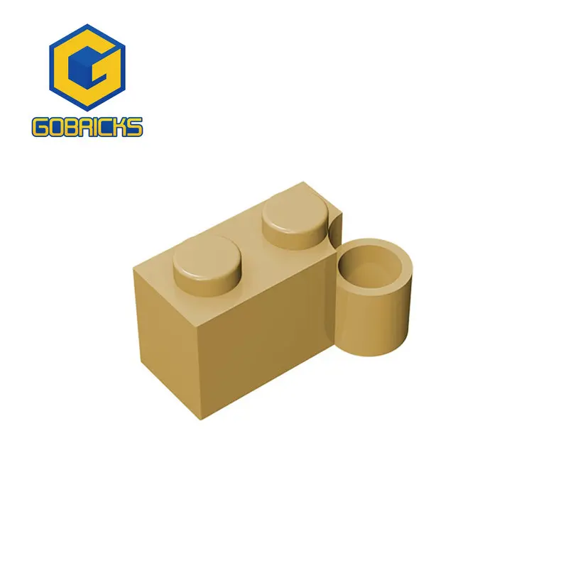 Gobricks 10PCS MOC Bricks HINGE 1X2 LOWER PART compatible with 3831 children's toys DIY Assembles Building Blocks Technical 5