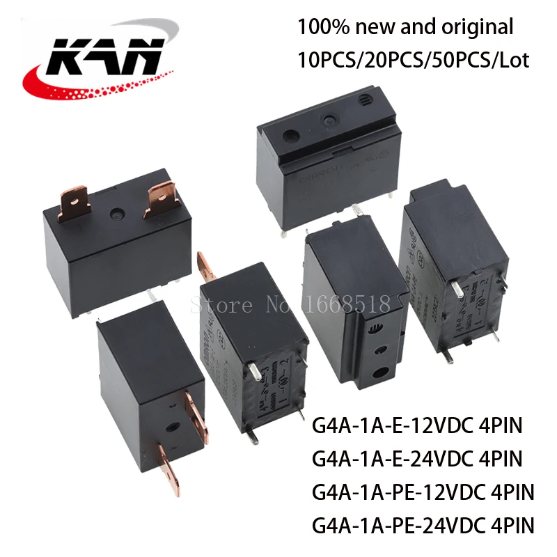 

Free Shipping G4A-1A-E 24V 20A 250VAC G4A-1A-E-12VDC G4A-1A-PE -12VDC Power Relay For Air Conditioning 100% Original New