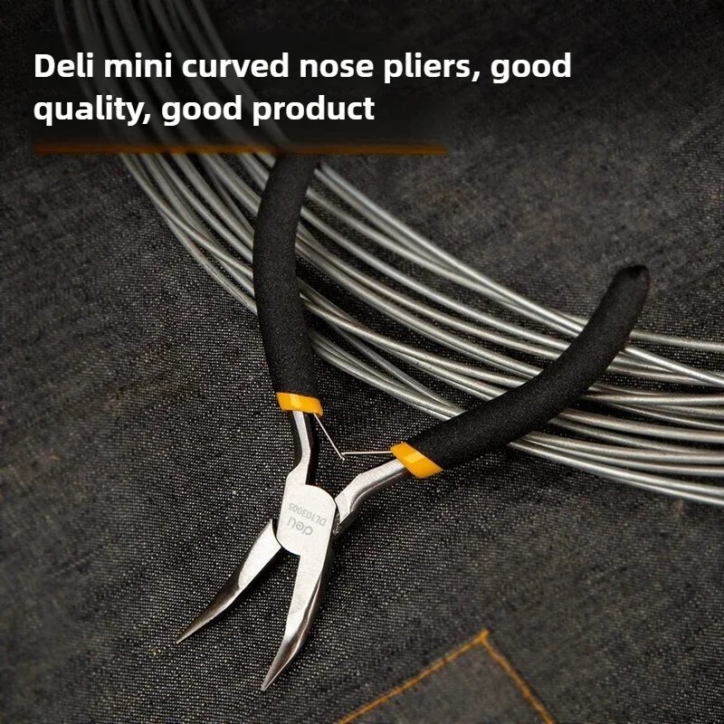 Deli Mini Pliers Making Pliers Precision Wire Cutters, Needle, Round & Bent Nose for Making, Chain Nose, Craft, Earring 5