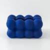 Klein Blue Tissue Box Ball Shape Luxury Facial Napkin Case Tissue Holder Organizer Blue for Home Living Room Desktop Decor Gift 2