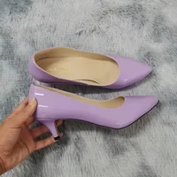 Classic Sexy Pointed Toes 5cm Low Med Kitten High Heels Women Pumps Shoes Spring Brand Design Dress Wedding Shoes Big Size 35-42 1