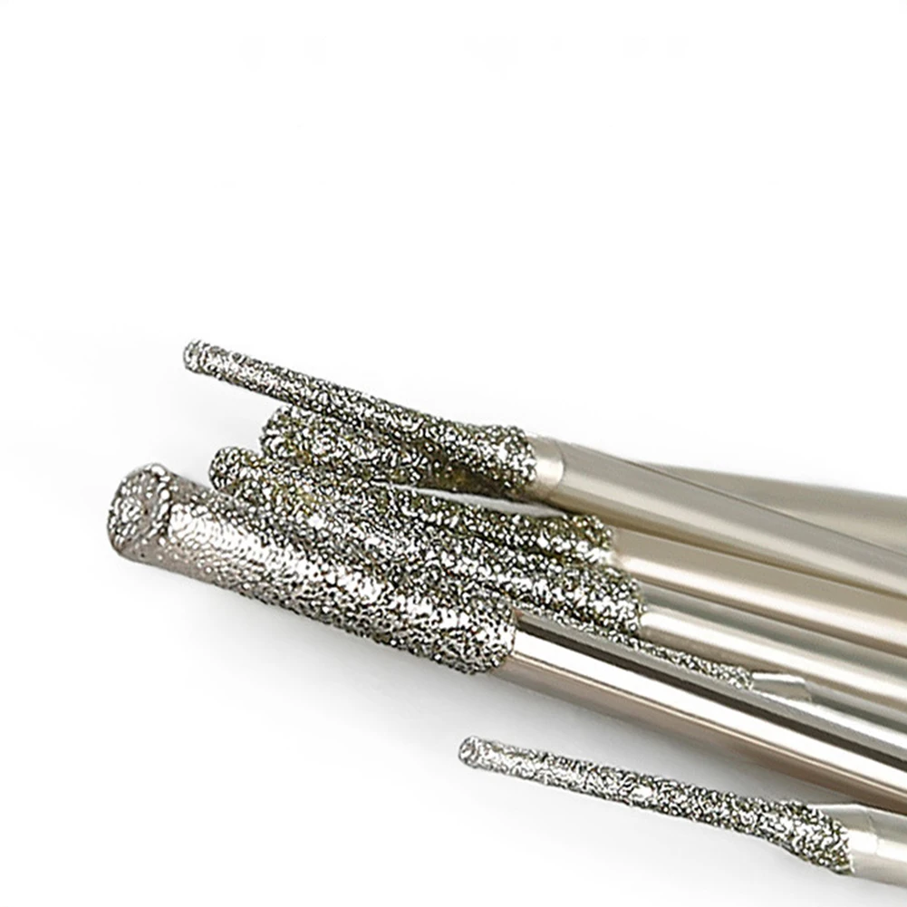 Bohren von Schmuck, Bohren von Glas, diamantbeschichtete Bohrer, Schmuckbohrer, 1,0 mm Kopfdurchmesser, 1,2 mm Kopfdurchmesser – Detail 35