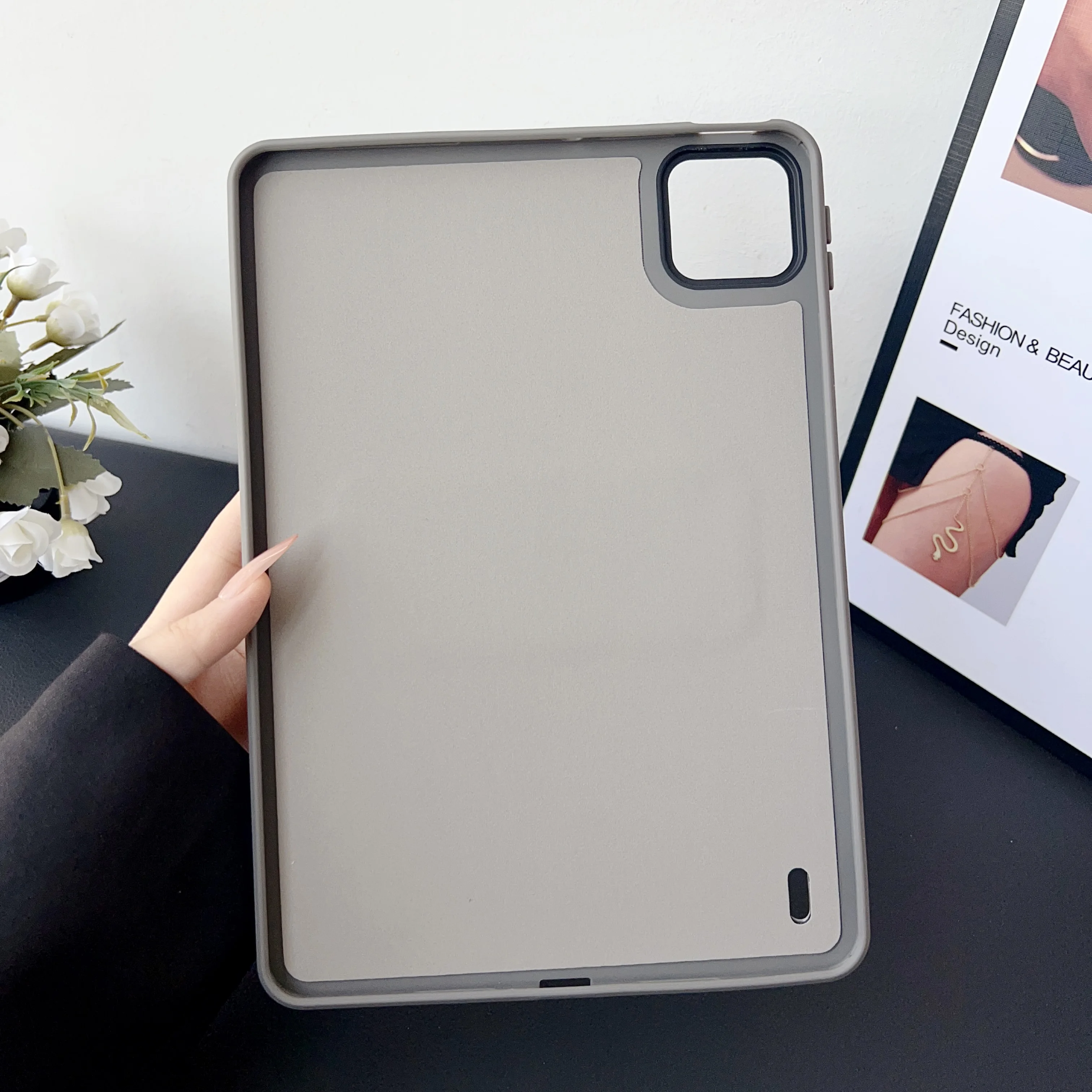 Luxury PU Leather Tablet Case with Kickstand Cover