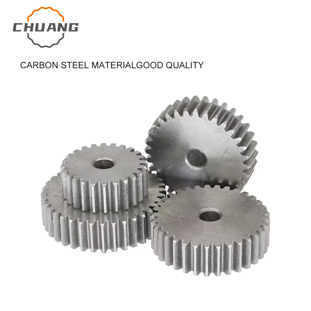 1M 71/72/73/74/75/76/77/78/79/80T spur Gear rough Hole 8/10mm gear wheel 45#carbon steel Material motor gear Total Height 10mm