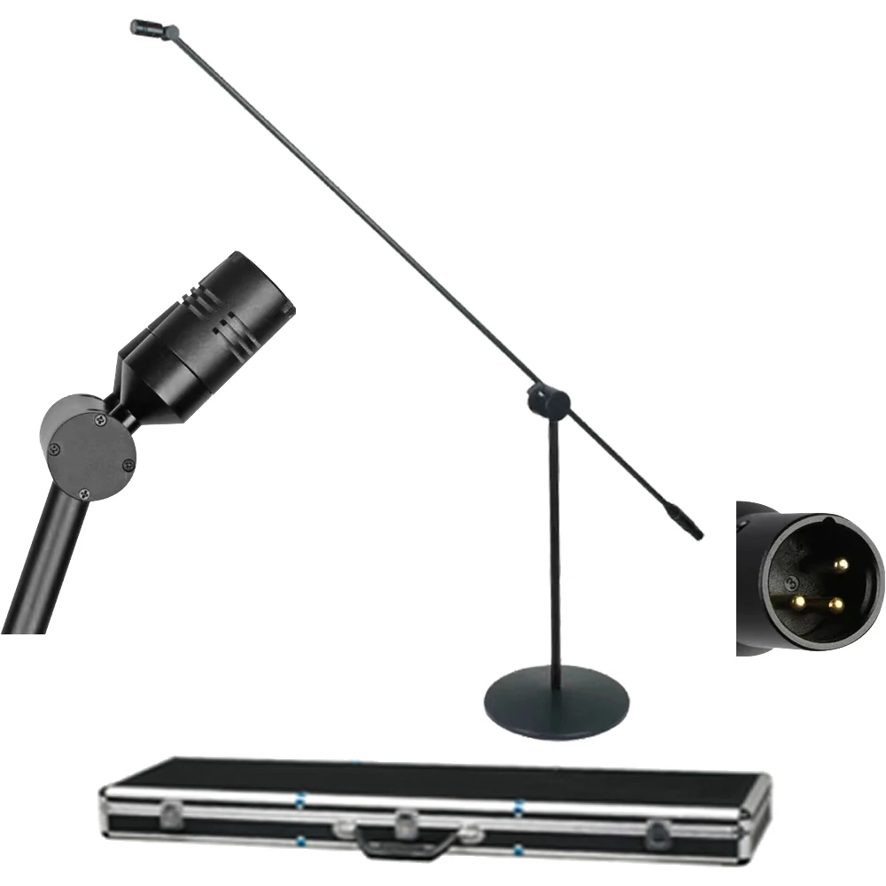 Microphone à confenser sur pied MiCWL C10, micro super cardioïde pour groupe de chorales, poteau de scène en Studio avec support 1 Microphone à confenser sur pied MiCWL C10, micro super cardioïde pour groupe de chorales, poteau de scène en Studio avec support 1