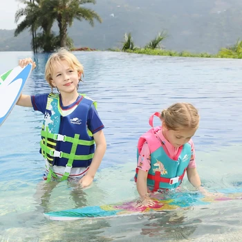 Safety Life Jacket  Children Neoprene Water Sport Buoyancy Life Vest Swimming Boating Skiing Driving Drifting Life Jacket 2