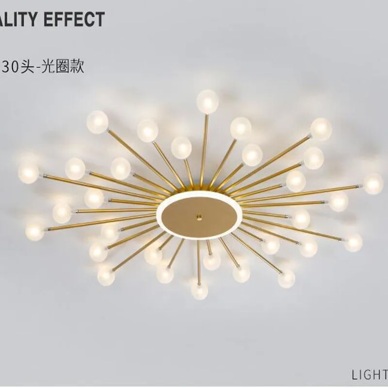 

Led Ceiling Chandelier For Living Room Bedroom Home light Ball Glass Shade Modern Led Lamp Lighting Chandeliers