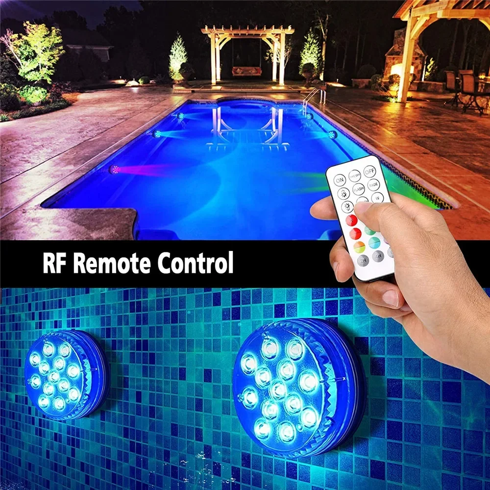IP68 RGB 수중 풀 조명 업데이트된 수중 조명 80 조명 40 원격