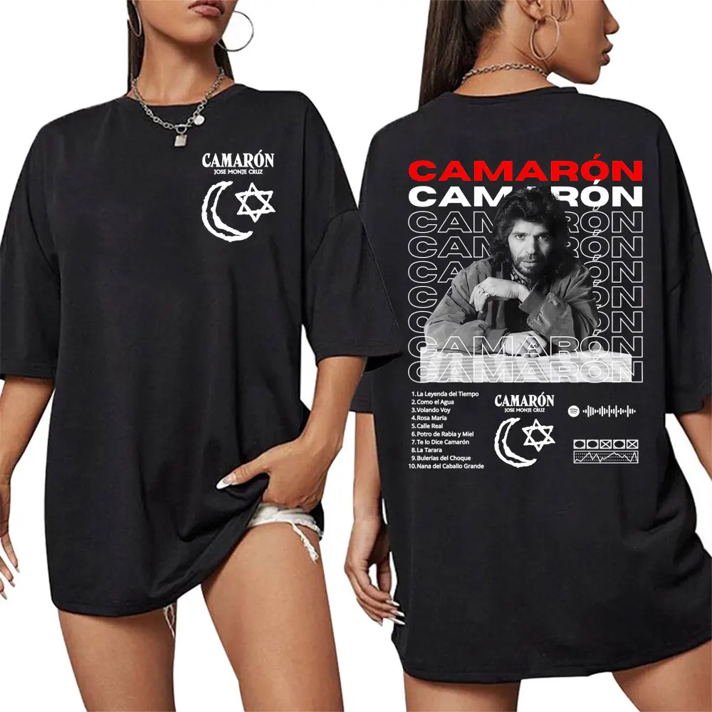 Rock Camaron De La Isla Album Cover T Shirts Männer Frauen Mode Vintage T-shirts Casual Klassische Übergroßen Tops T Shirt Streetwear