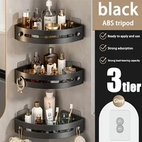 Triangular shower shelves, bathroom finishing and storage supplies, bathroom storage racks, cosmetics and toiletries tissue 1