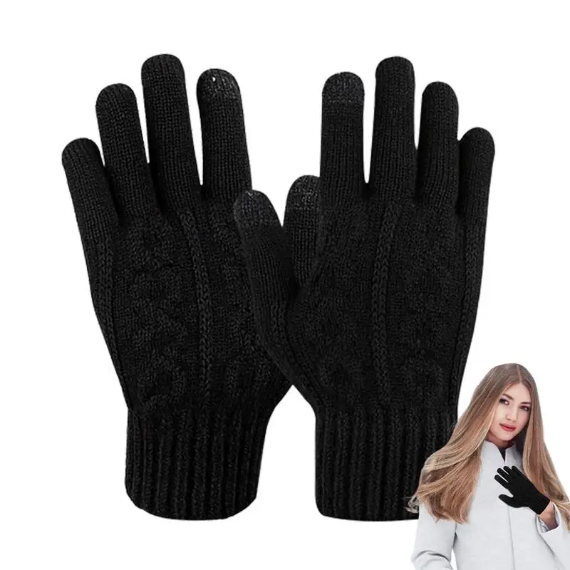 

Gloves Touchscreen Warm Touchscreen Windproof Anti Slip Heated Gloves Warm And Comfortable For Hiking Driving Running Cycling