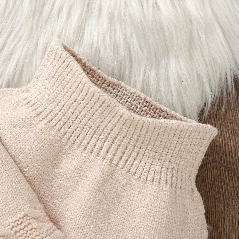Baby Girls' Turtle Neck Sweater Set 5