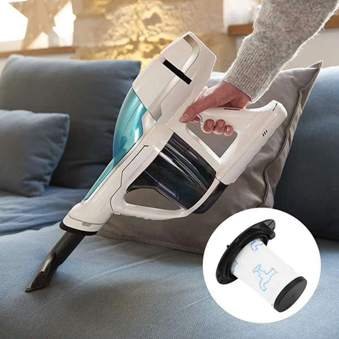 5 Pezzi Filtri Per Rowenta Air Force 460 All In One Rh92Xx E Air Force Flex 560 Rh94Xx Aspirapolvere, Parti Zr009002