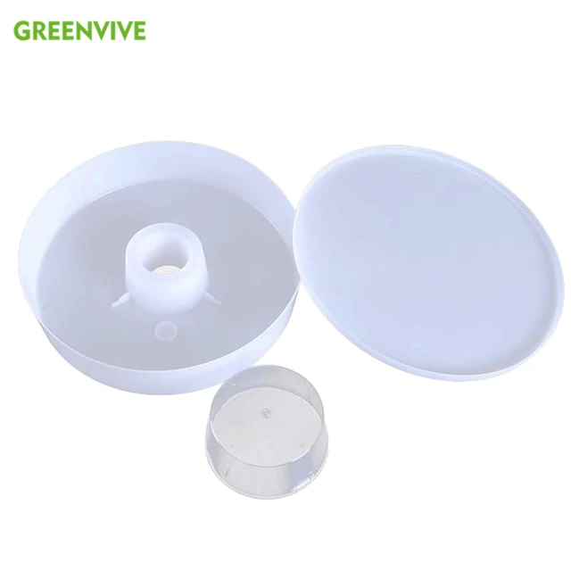 Bee Feeder Kerek Felső Kaptár Méhkas Berendezés Méhészellátás Méhészeti Eszközök Méhkate -Adagoló Szerszámkészlet Kisállat Termékek - Image 3