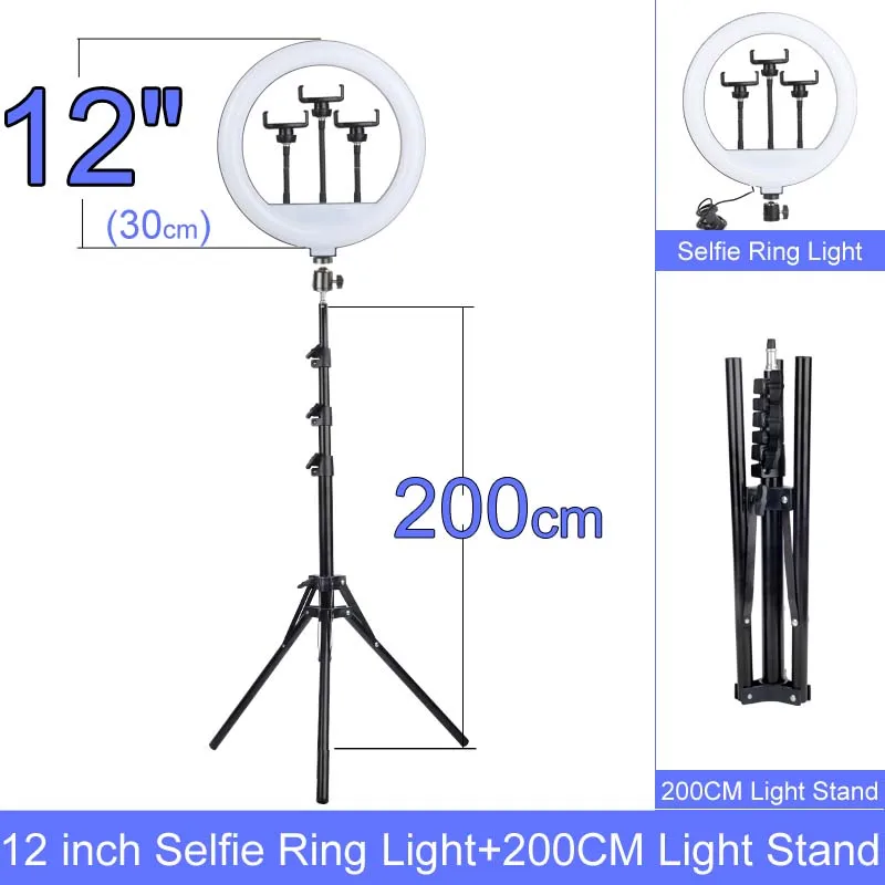 Amazon.com: Neewer 14-inch Outer Dimmable LED Ring Light Kit Includes: 30W  Bi-Color 3200k-5600K Small Ring Light, Light Stand, Soft Tube, Phone  Holder, Ball Head for Make Up Photo Portrait Photography : Electronics