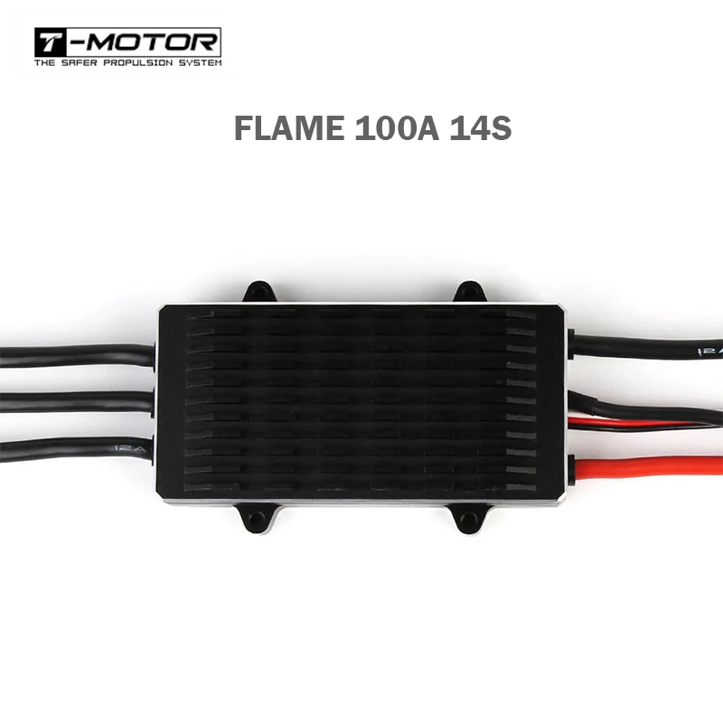 

T-motor Flame 100A HV 500HZ 6-14S LIPO ESC For Helicopter Multi-rotor