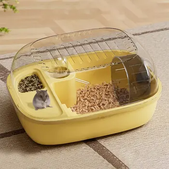 Nuova gabbia per mouse piccola villa di lusso trasparente per criceti