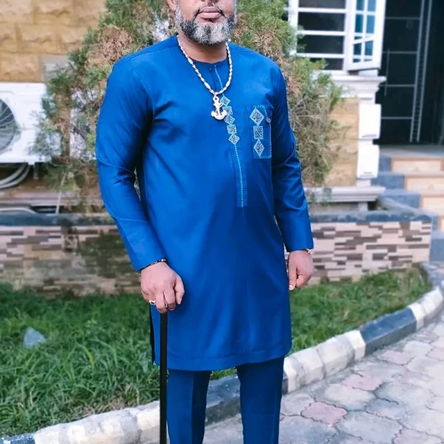 Bolaji Embroidered Dashiki Outfit