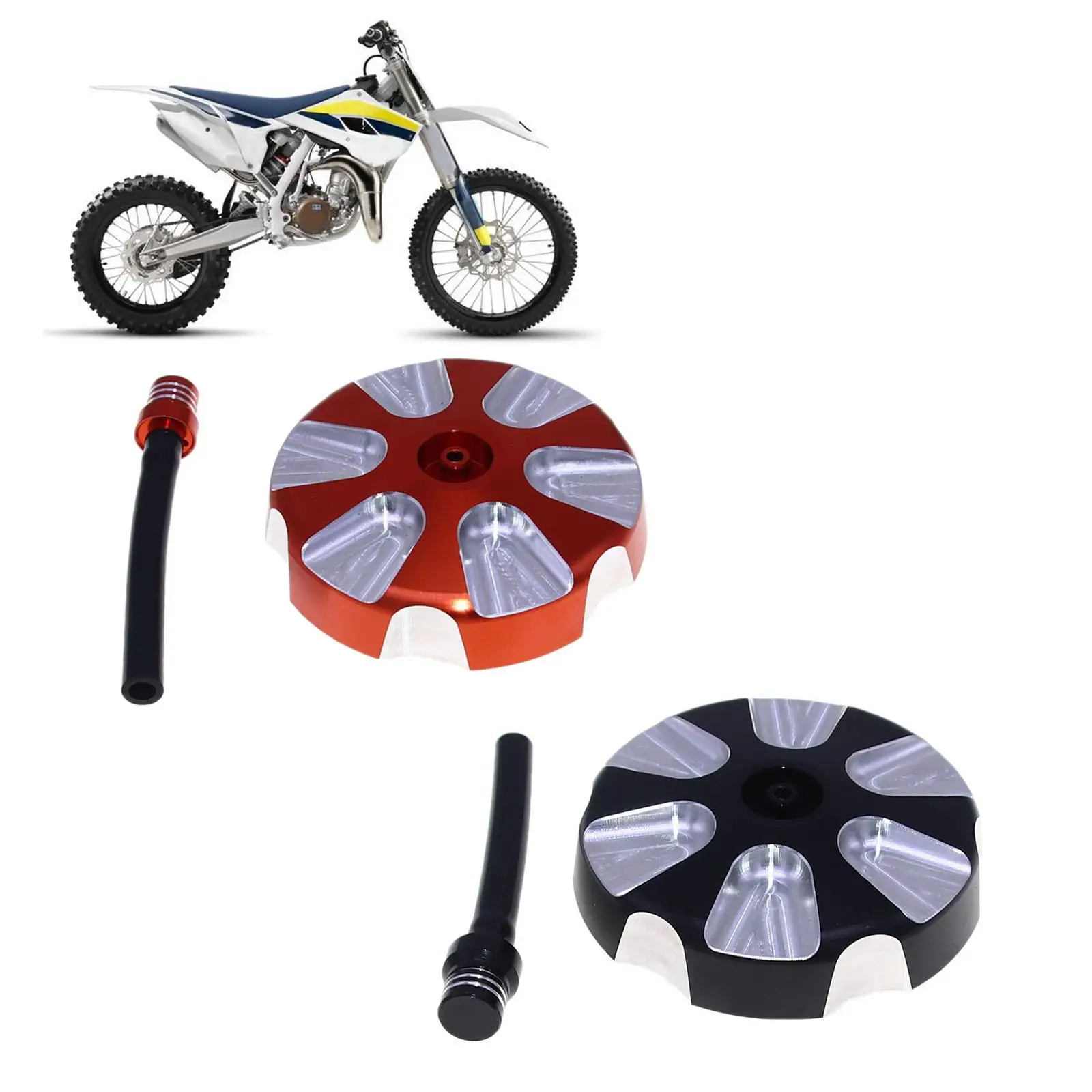 알루미늄 오토바이 연료 탱크 캡, 가스 탱크 캡 커버, 예비 부품, 쉬운 설치, ..