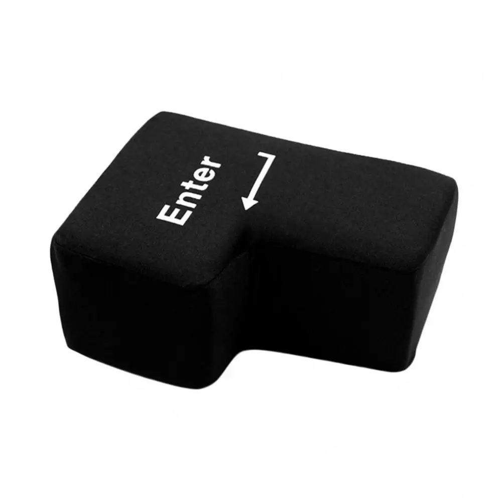 창의적인 스트레스 방지 거대한 입력 키, USB 컴퓨터 키보드 통풍구, 단추 베개, 사무실 데스크탑 스트레스 해소기