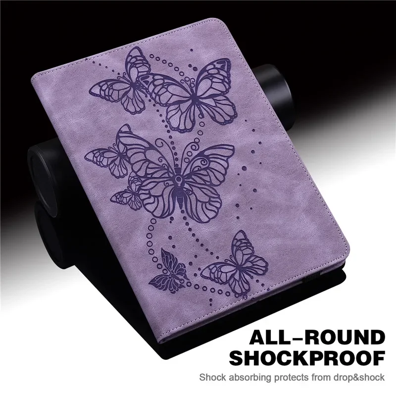 Soft Tpu Back Case para Xiaomi Redmi Pad se Linda Flor e Borboleta Capa em Relevo para Crianças 11 2023 - Imagem 2