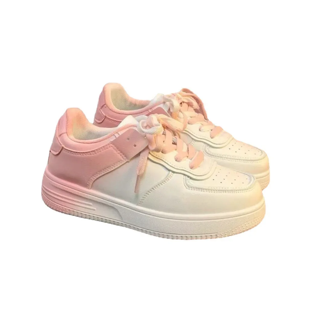 Thick soled versatile student women's Instagram trend for spring and summer 2025 new girls' board shoes casual sports shoes 5