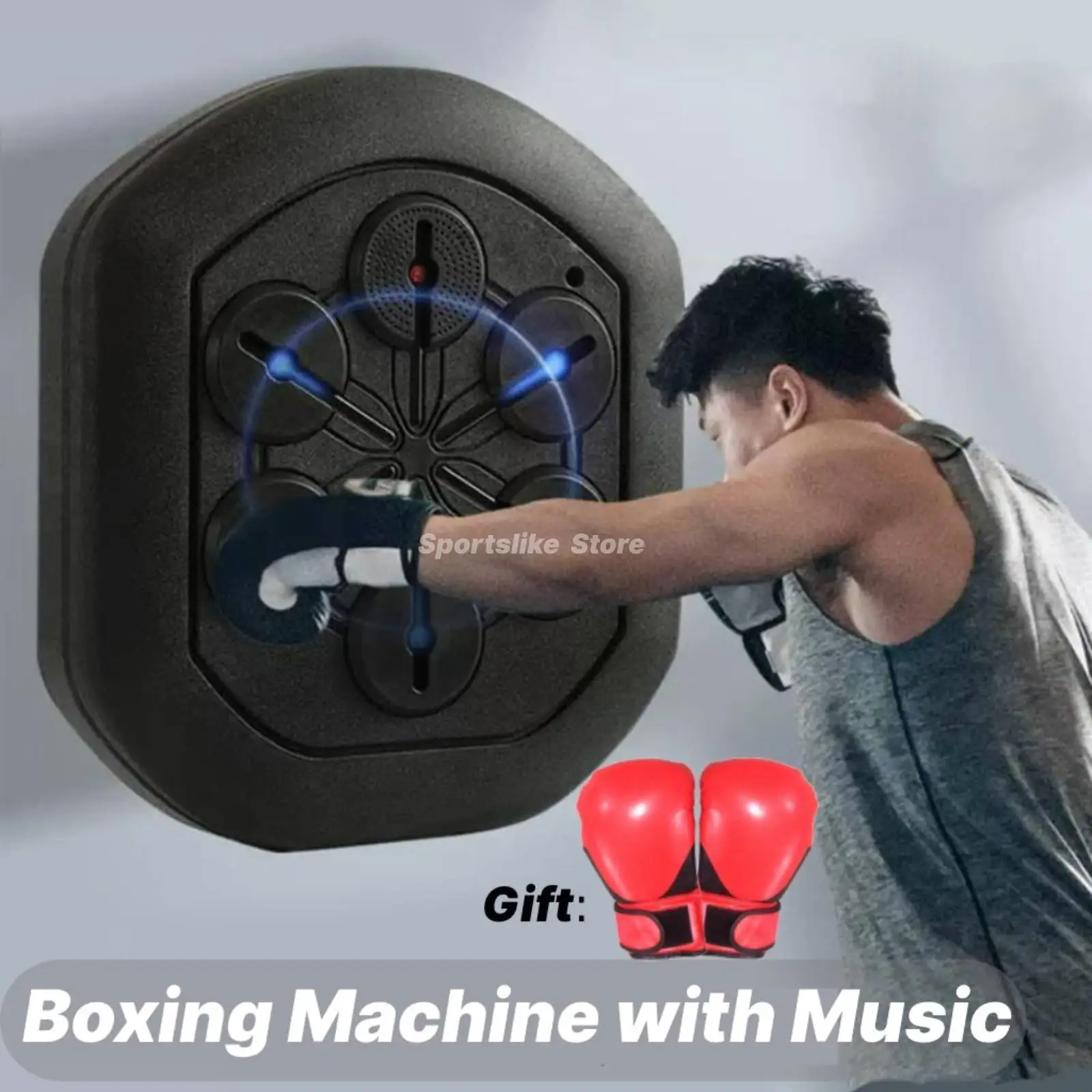 Machine De Boxe Fête Foraine à Vendre Machine De Boxe Électronique Murale, Équipement De Gymnastique, Avec  Musique, Cible De Réaction, Rythme - Punching Balls Et Speed Balls -  AliExpress
