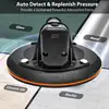 Heavy-Duty 8'' Vacuum Suction Cup with Type-C Interface 200kg Bearing Power for Countertop/Marble/Glass Manual-Electric Handling