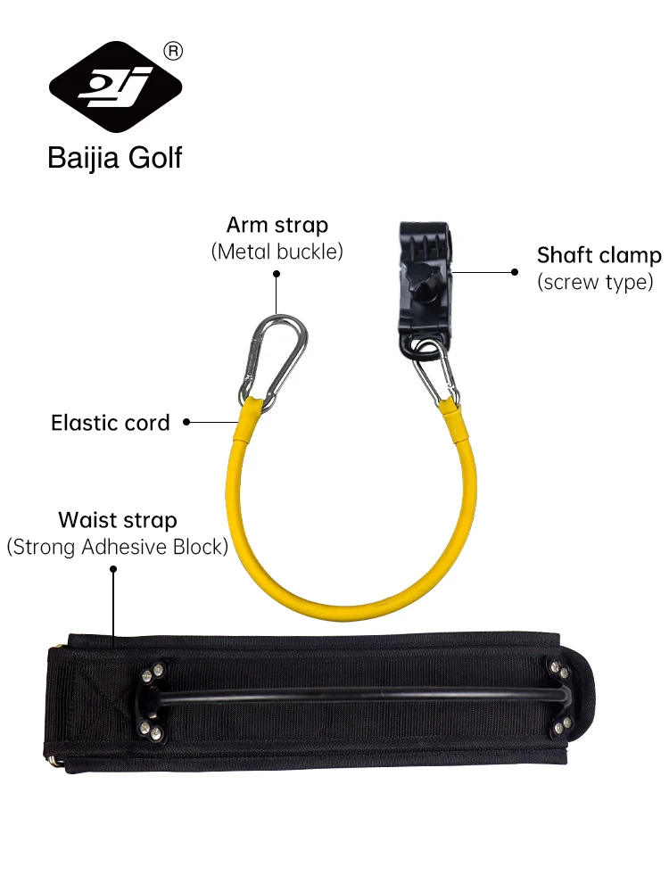 BAIJIA Golf Swing Training Aid Arm Waist Band Posture Correction Practicing Guide Belt for Golf Beginner Correcting Tools 5