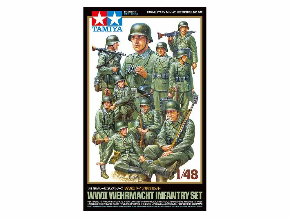 

Набор военной модели Tamiya в масштабе 32602, немецкая пехотная установка времен Второй мировой войны Вермахта