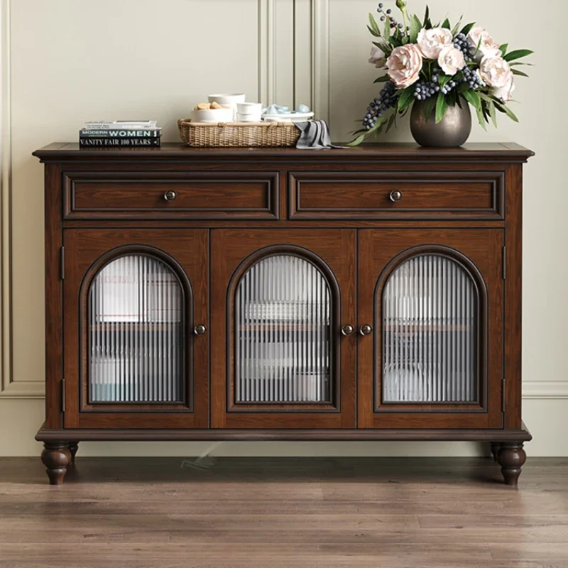 Sideboard Minimalist Furniture Buffet De Cuisine Vintage Armoire Kitchen Storage Living Room Showcases Organizer House Modern